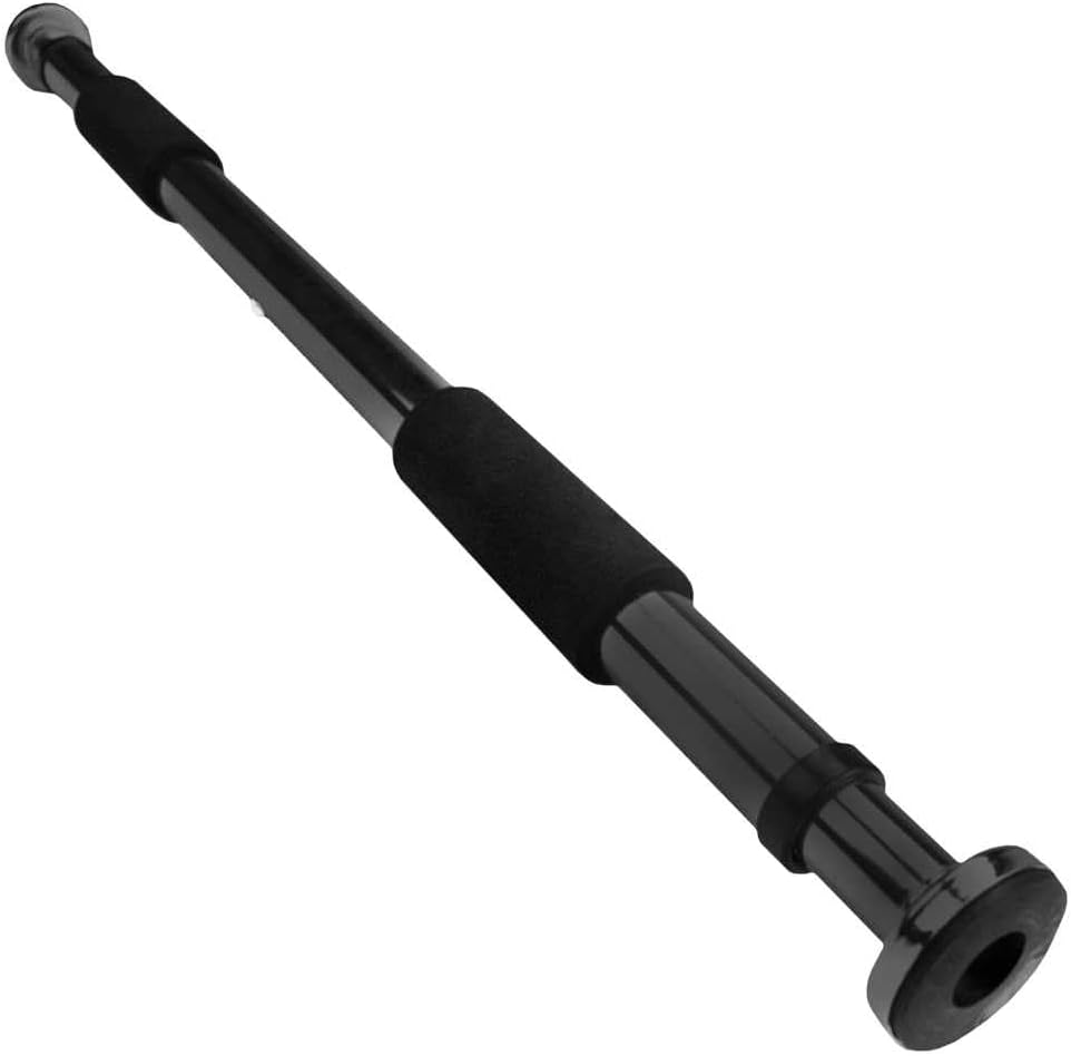 OcioDual Heimtrainer Reckstange Türstange Türreck Klimmzugstange Trainer Bauchtrainer 90cm Schwarz,