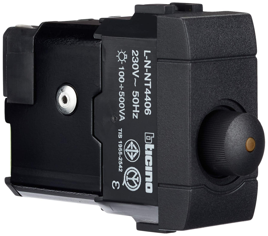 BTicino Living International L4406 Dimmer für Lasten, 500 W, 1 Modul