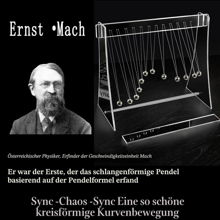 Pendelwelle, Physikalische Wissenschaft, Schreibtisch-Dekoration: 12 Bälle, keine Newton-Wiege
