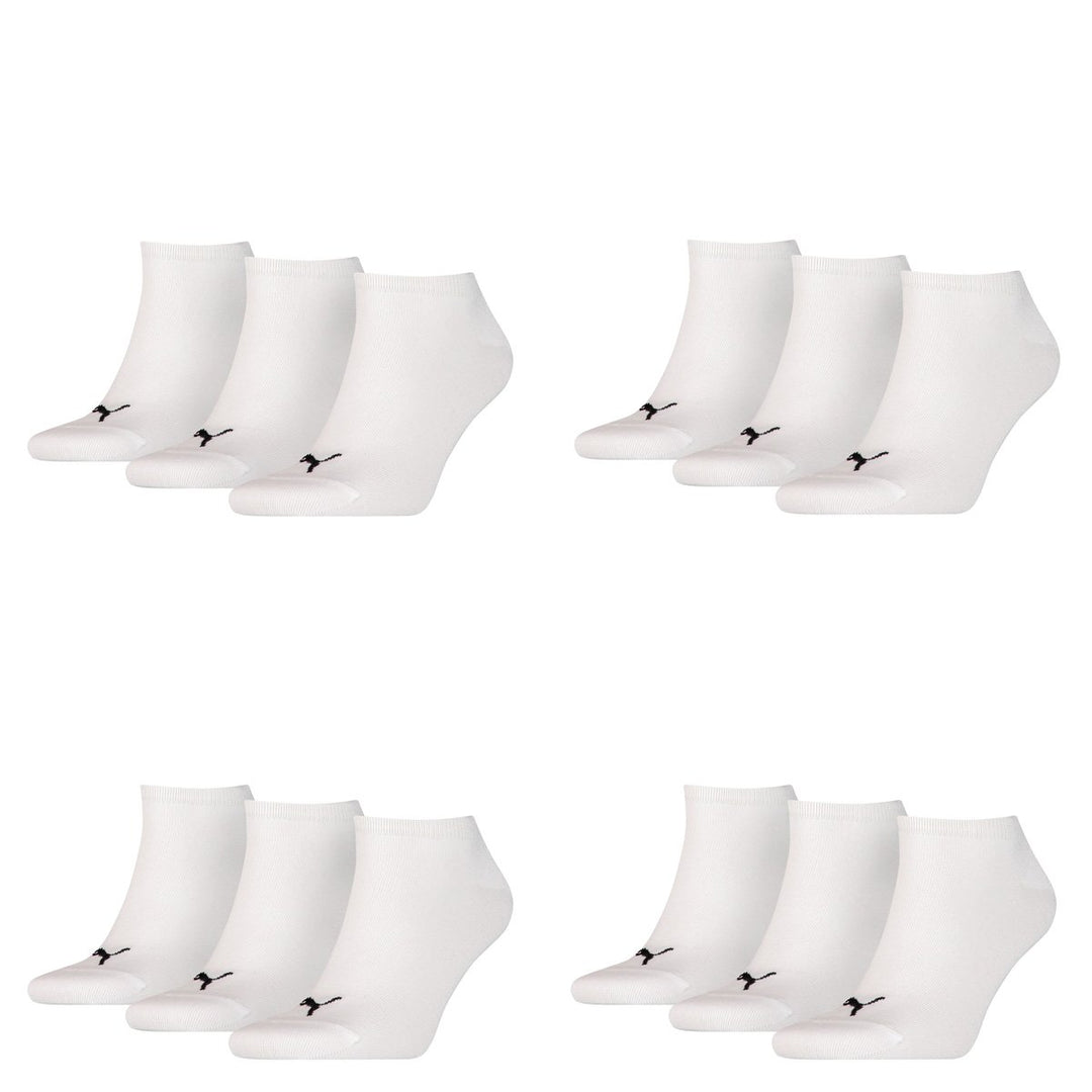 PUMA Socks Damen-Sneaker-Socken 3er-Pack 43-46 300 - White, 43-46 300 - White