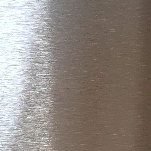 Edelstahl-Blech, Edelstahl k240 geschliffen 0,8 mm stark, magnetisch, Blechstreifen, 2000 x 250 mm F