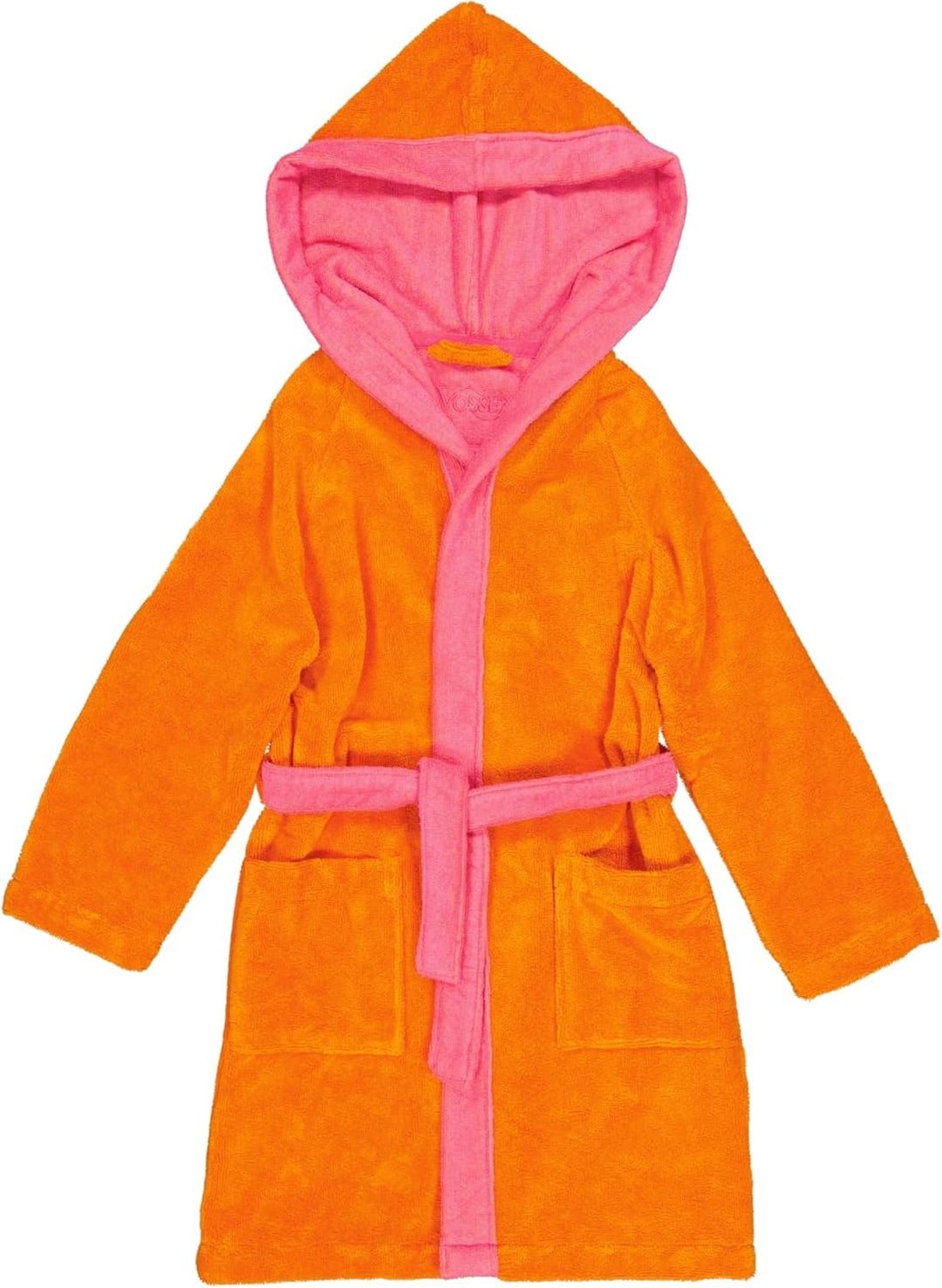 Vossen Kinderbademäntel Kinder Kapuze Bixie electric orange/prim rose - 0006 122-128, 122-128