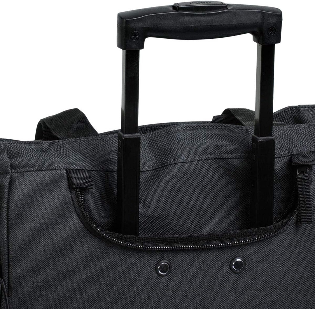 Fabrizio Einkaufstrolley Punta Wheel-Shopping-Roller 52 cm 36 Liter 2 Rollen Weinrot/Schwarz, Weinro