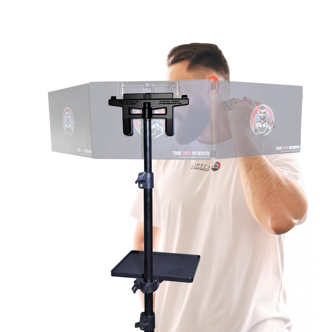 LIPFISBARBERSHOP.COM Stativadapter – Kompatibel mit dem Standard 360° 3-Wege-Portable True Crystal S