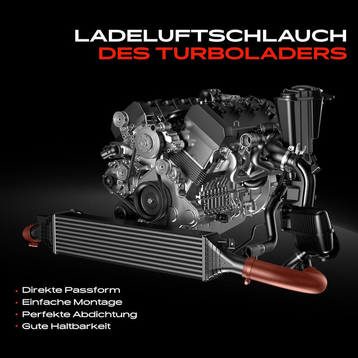 Ladeluftschlauch Turboschlauch mit Halteklammer für Dokker Captur J5_ Clio IV BH_ 1.5L 2012-2021 144