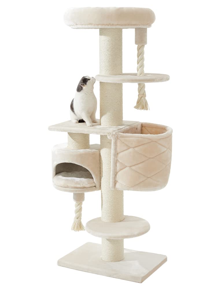 Nobby Kratzbaum CUPID XL, cream, 60 x 40 x 165 cm, 1 Stück