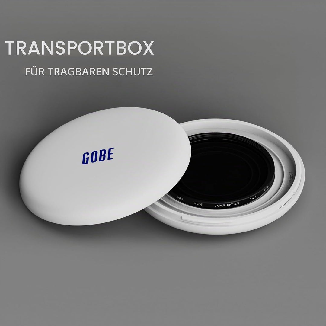 Gobe 67 mm Graufilter ND64 (6 Stop) ND Filter 67mm, 67mm