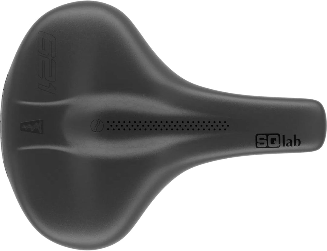 SQlab Unisex – Erwachsene 621 Ergolux Active 2.1 Fahrradsattel 21 cm Schwarz, 21 cm Schwarz