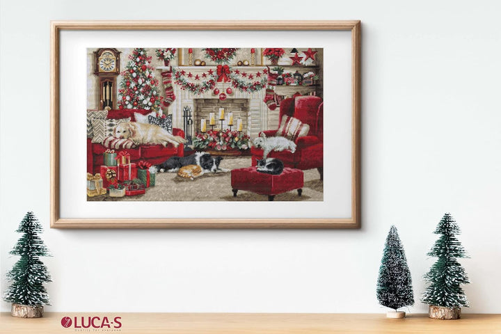 Kreuzstich-Set Luca-S Gold – Pets Interior BU5013