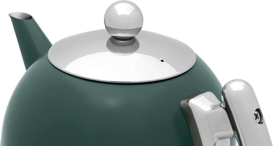 Bredemeijer - Teekanne Duet Bella Ronde 1,2L Emerald Green 1200ml Grün, 1200ml Grün