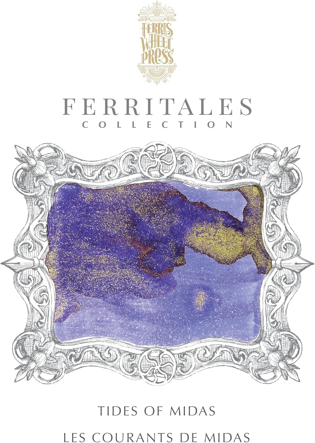 Ferris Wheel Press Fountain Pen Ink, FerriTales Collection, Lapis blue with gold shimmer, 20ml Lapis