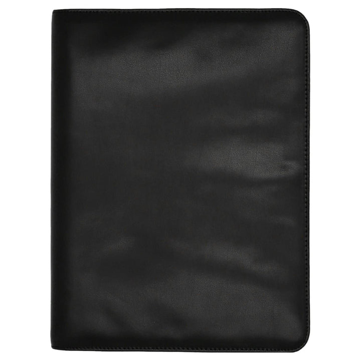Dermata Schreibmappe A4 aus Rindleder 36,5 cm schwarz