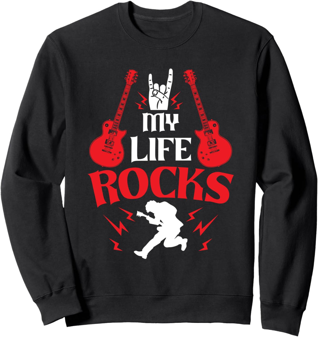 Elektro Gitarren Geschenk Gitarristen &amp; Gitarrenspieler Sweatshirt