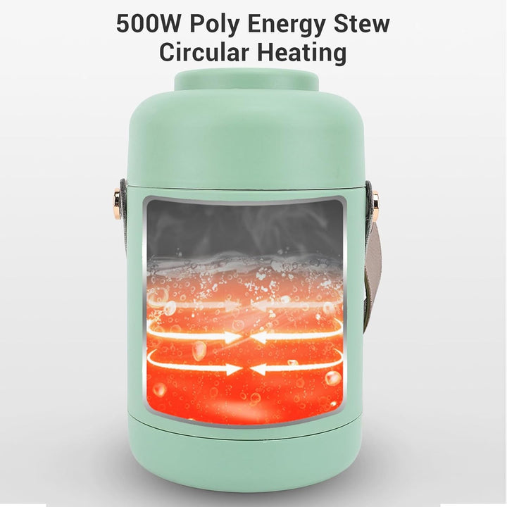 Tragbarer Elektrischer Topf, 500W 800 Ml Reise-Kochtopf, Einfacher Termin, Mini-Multifunktions-Elekt