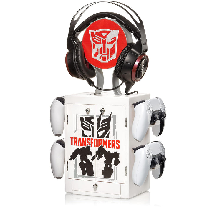 Numskull Offizieller Transformers Gaming Locker Controller Halter &amp; Headset Ständer für PS5, Xbox Se