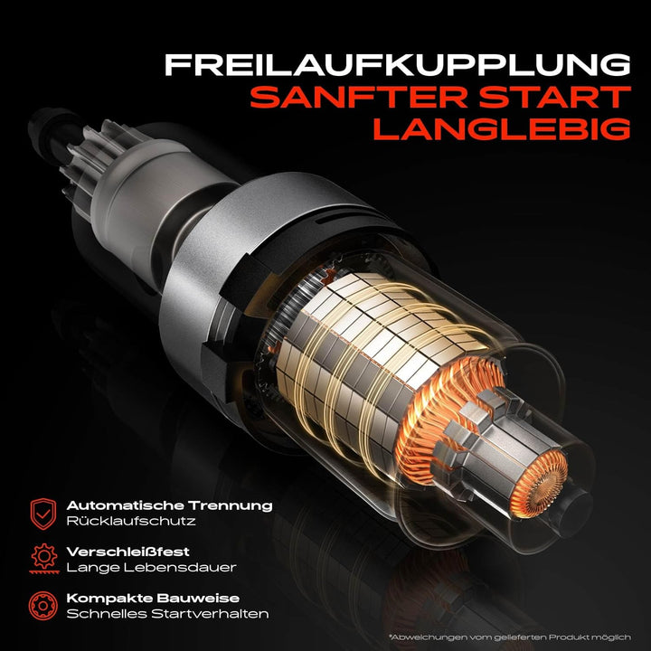 Frankberg Anlasser Starter 1,7KW Kompatibel mit Ducato 250 290 2.3L Diesel 2006-2014 Replace