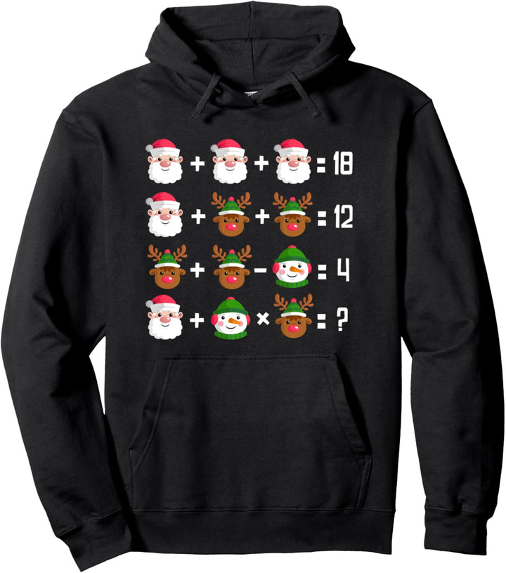 Mathe Lehrer Mathe Quiz Für Kinder Weihnachten Pullover Hoodie