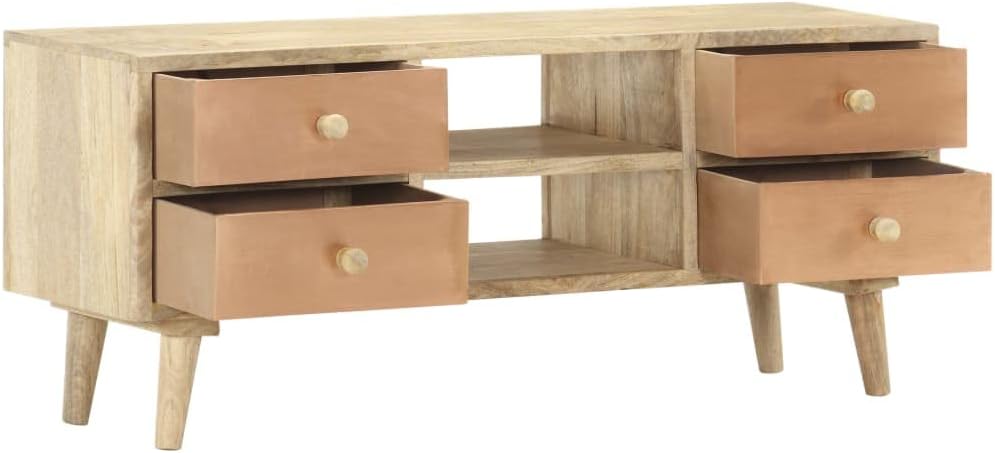 TV-Schrank 110×30×45 cm Mango Massivholz
