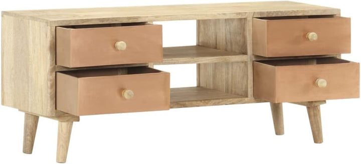 TV-Schrank 110×30×45 cm Mango Massivholz