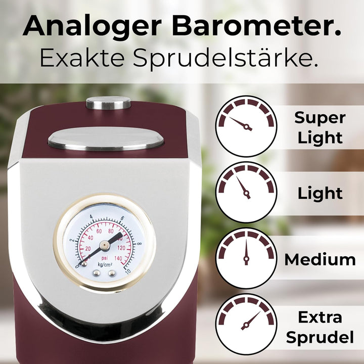 BERLINGER HAUS Sodaar Sodaar Sodaar Soda Maker + 2 Flaschen, Leonardo Collection | Umweltfreundlich