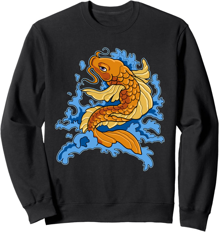 Japan Koi Fisch Geschenk Chinesisch Koi Karpfen Fisch Sweatshirt