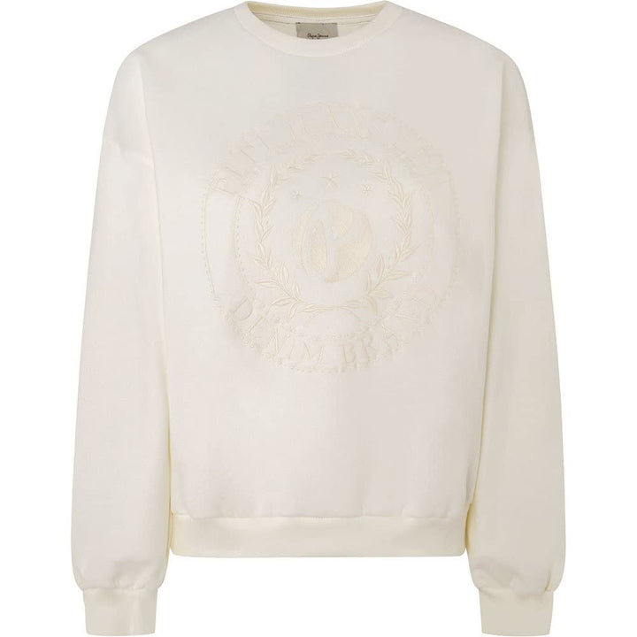 Pepe Jeans Damen ELSA Sweatshirt, White (Mousse)
