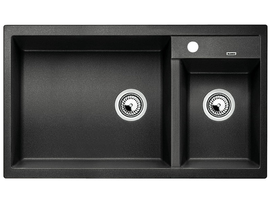 BLANCO METRA 9 | SILGRANIT anthrazit | Einbauart: Einbau von Oben | Hauptbecken links | ohne Ablauff