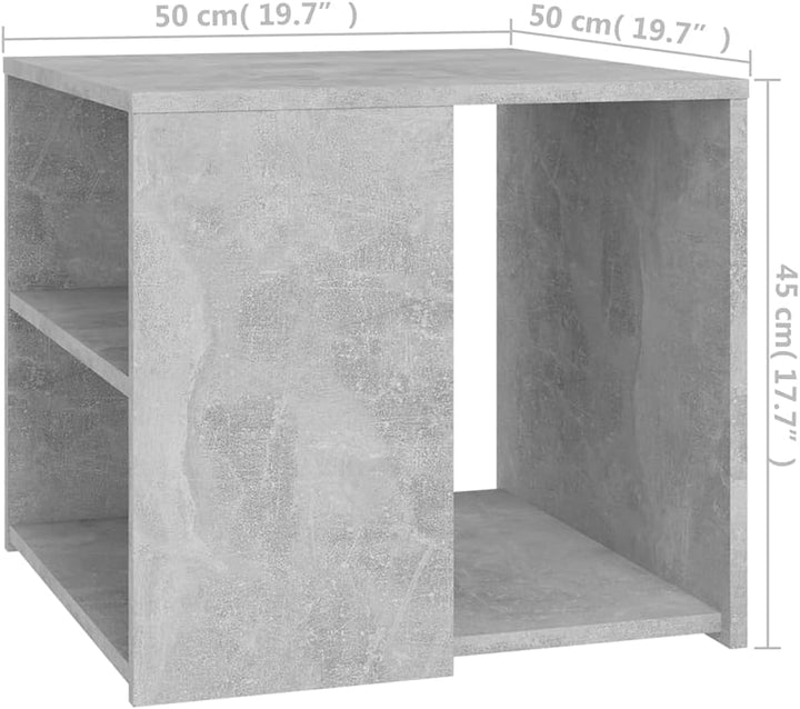 vidaXL Beistelltisch mit 3 Ablagen Couchtisch Wohnzimmertisch Kaffeetisch Sofatisch Teetisch Tisch W