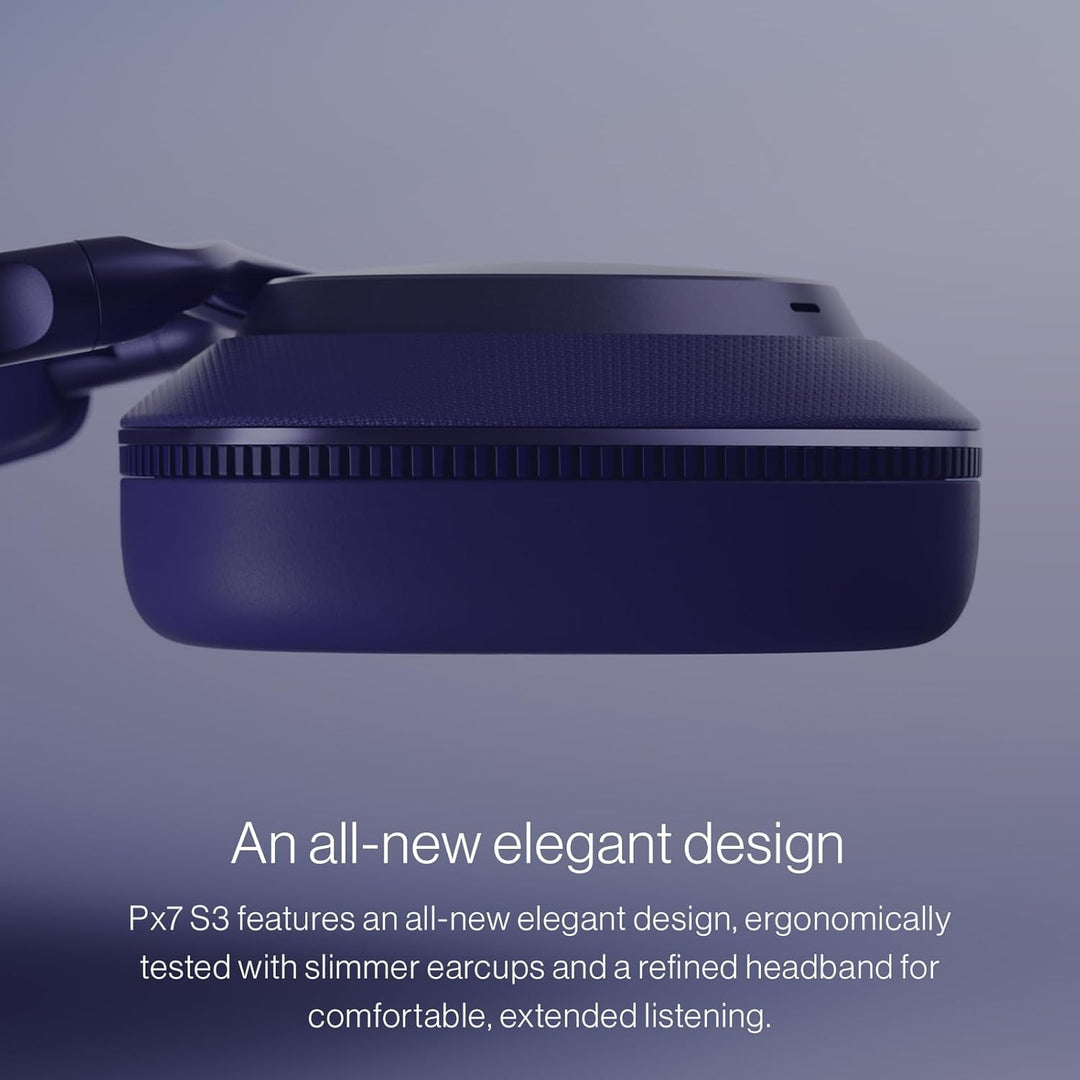 Bowers &amp; Wilkins Px7 S3 Over-Ear-Kopfhörer mit Geräuschunterdrückung, kabellos, aptX™ Lossless, Schn