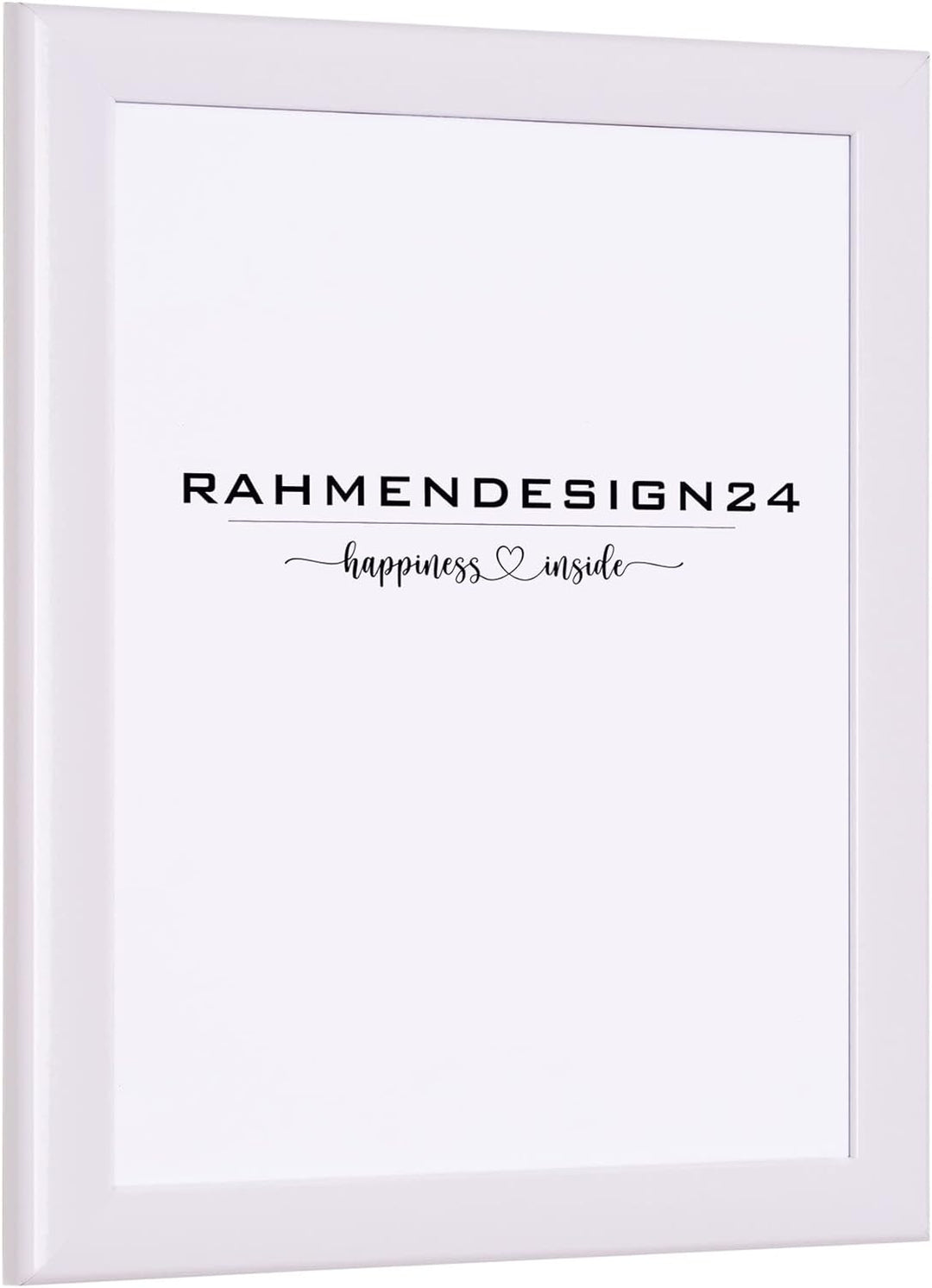 Rahmendesign24 Posterrahmen Fiona 70x100 Weiss (hochglanz) Fotorahmen, Wechselrahmen, Bilderrahmen