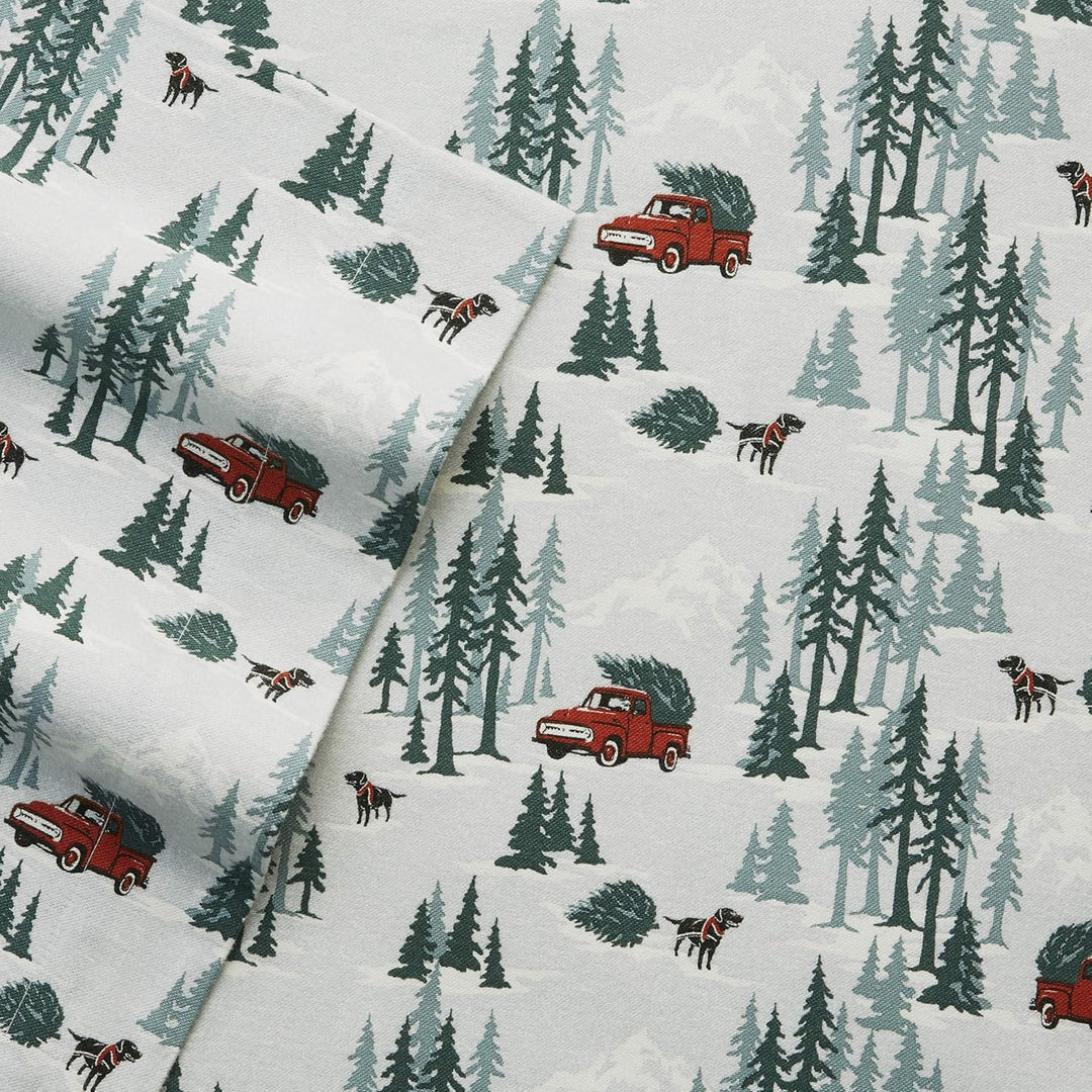 Eddie Bauer Bettlaken-Set Full grün