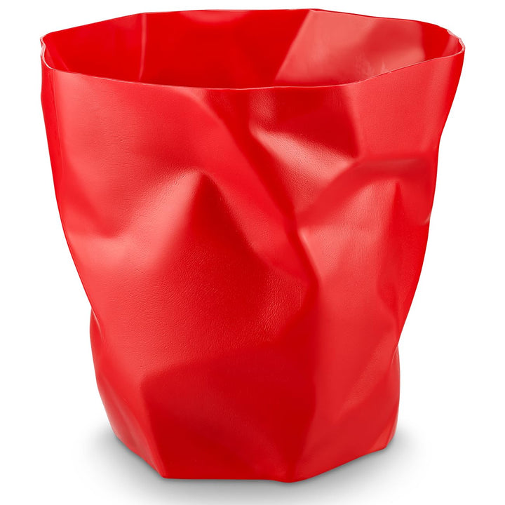 Essey Design Papierkorb Bin Bin, Design Mülleimer für Büro und Bad, 14 Liter, rot, rot