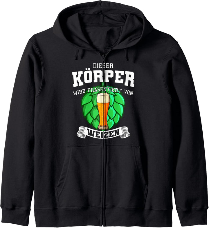 Weizenbier - Dieser Körper wird präsentiert von Weizen Kapuzenjacke