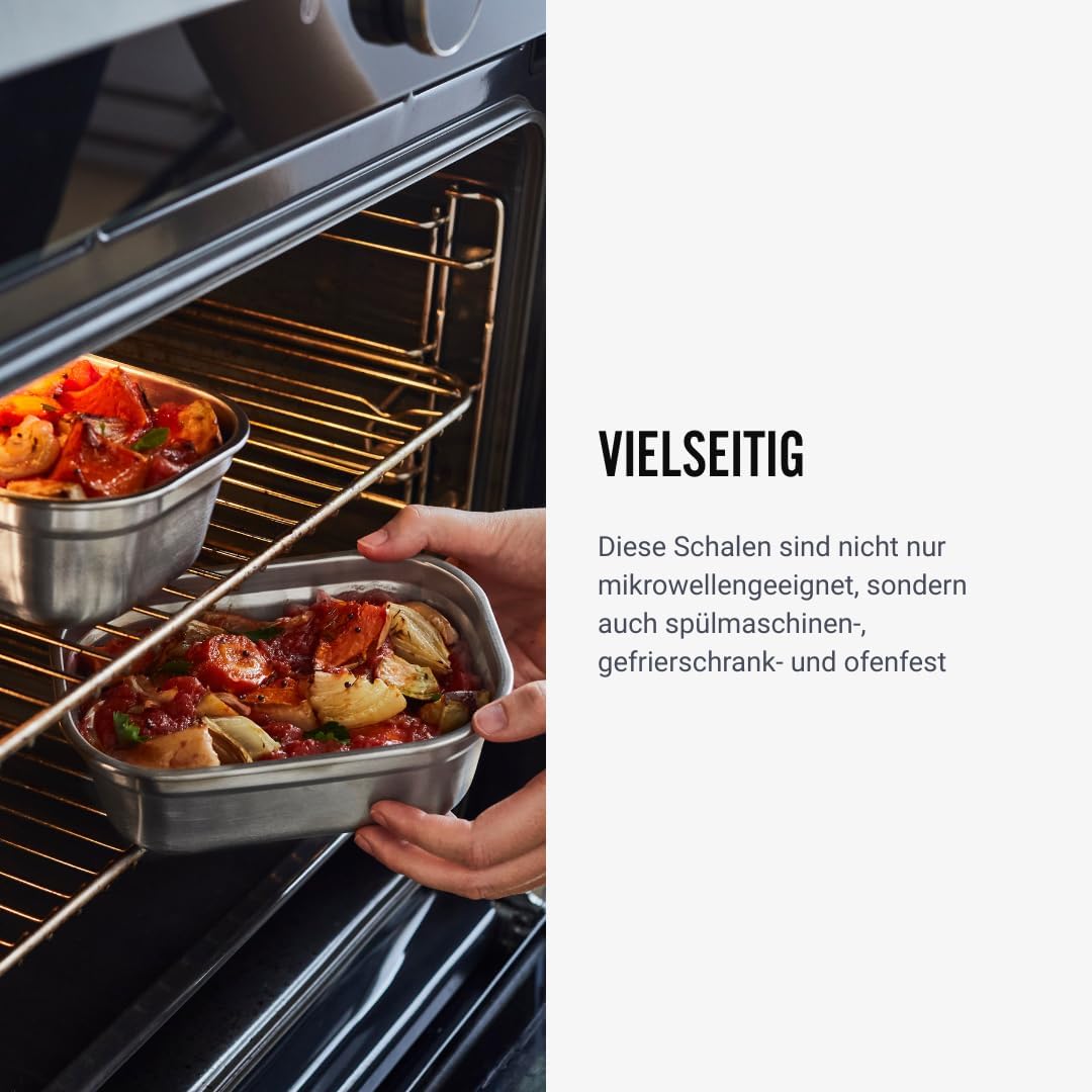 BLACK + BLUM Multifunktions Lunchbox Edelstahl 1,1 L | 100% auslaufsichere Meal Prep Boxen mit Vakuu