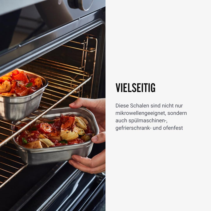 BLACK + BLUM Multifunktions Lunchbox Edelstahl 1,1 L | 100% auslaufsichere Meal Prep Boxen mit Vakuu
