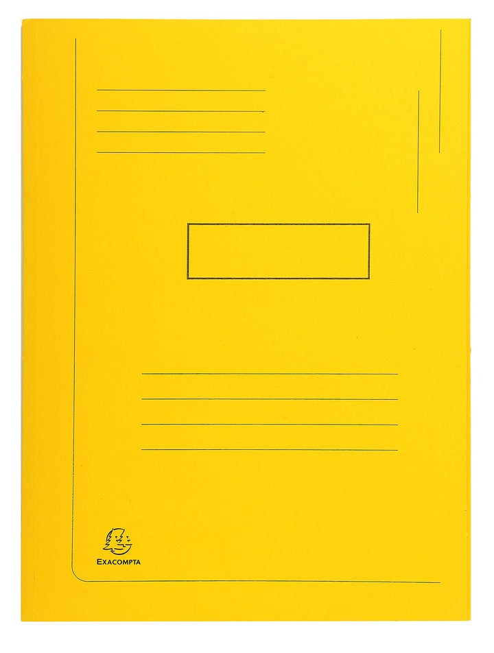 Exacompta 445009E Packung mit 50 Aktenmappen Forever, 2 Klappen (aus recyceltem Karton 280g/qm, umwe