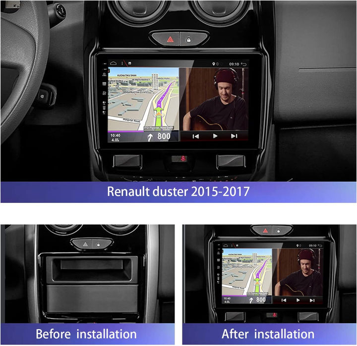 JOYX Android 12 IPS Autoradio Passt für Renault Duster (2015-2017) - 4G+64G - Eingebaut DSP/Carplay/