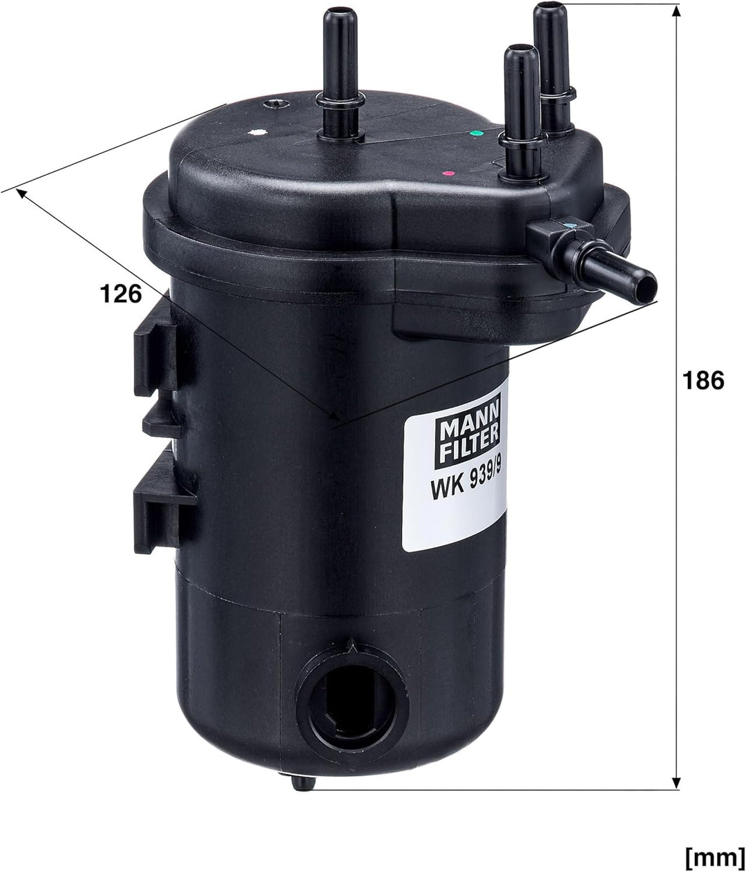 MANN-FILTER WK 939/9 x Ölfilter – Ölfilter Satz mit Dichtung / Dichtungssatz – Für PKW