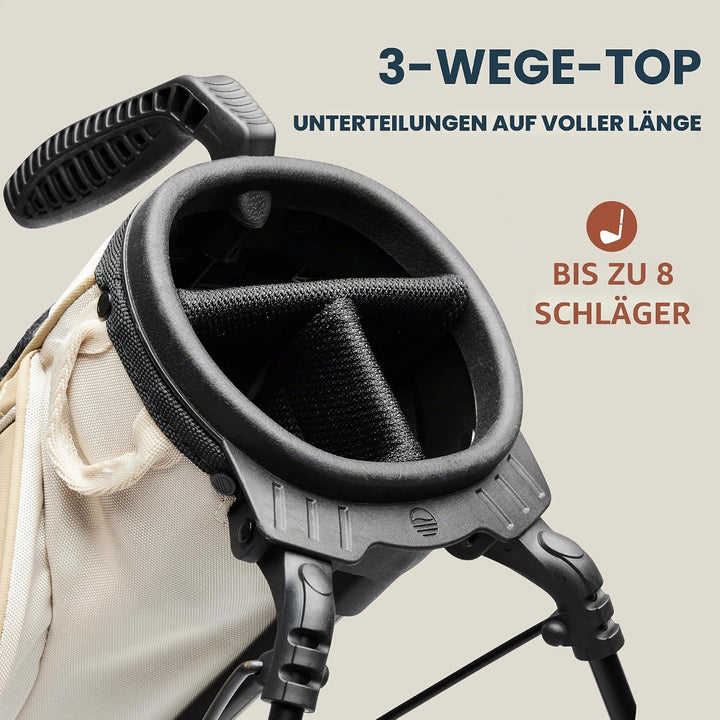 Sunday Golf Loma XL Tasche – Leichte Tasche mit Gurt und Ständer – Einfach zu tragende Pitch n Putt