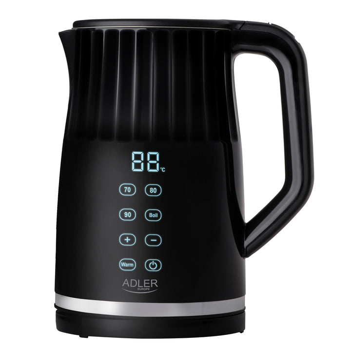 Adler AD 1350 Wasserkocher 1,7 l mit Temperatureinstellung 40-100°C 2200W, 2h Warmhaltefunktion, Dop