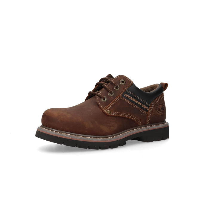 Dockers by Gerli Herren Schnürstiefeletten, Männer Schnürschuhe 40 EU Desert 460