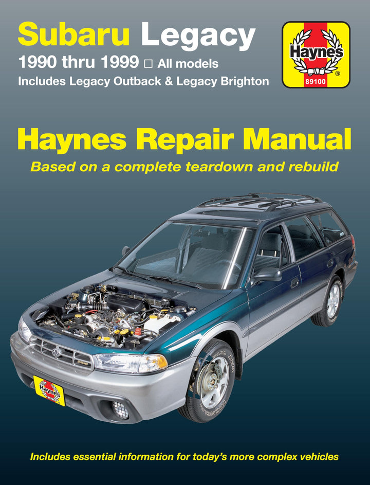 Subaru Legacy 1990 thru 1999: Includes Legacy Outback &amp; Legacy Brighton (Hayne&