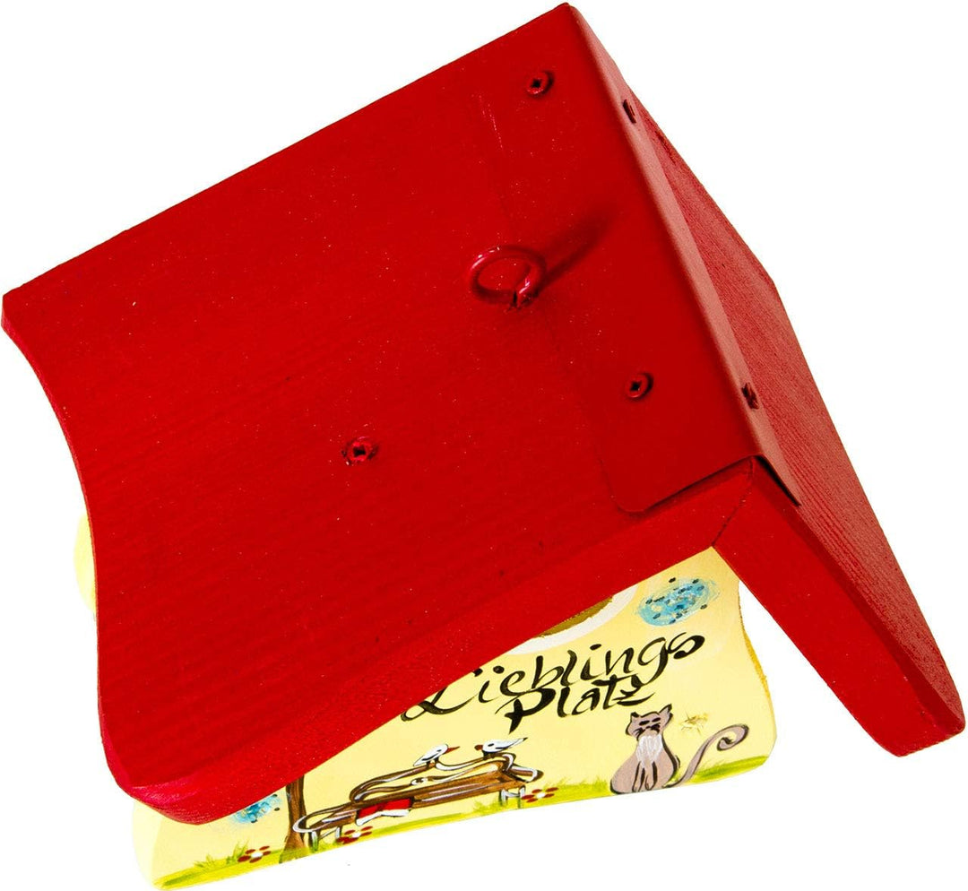 Niststübchen Lieblingsplatz, gelb hellgelb, hellgelb