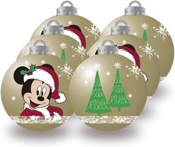 ARDITEX WD13423 Weihnachtskugeln, Durchmesser 8 cm, 6 Stück