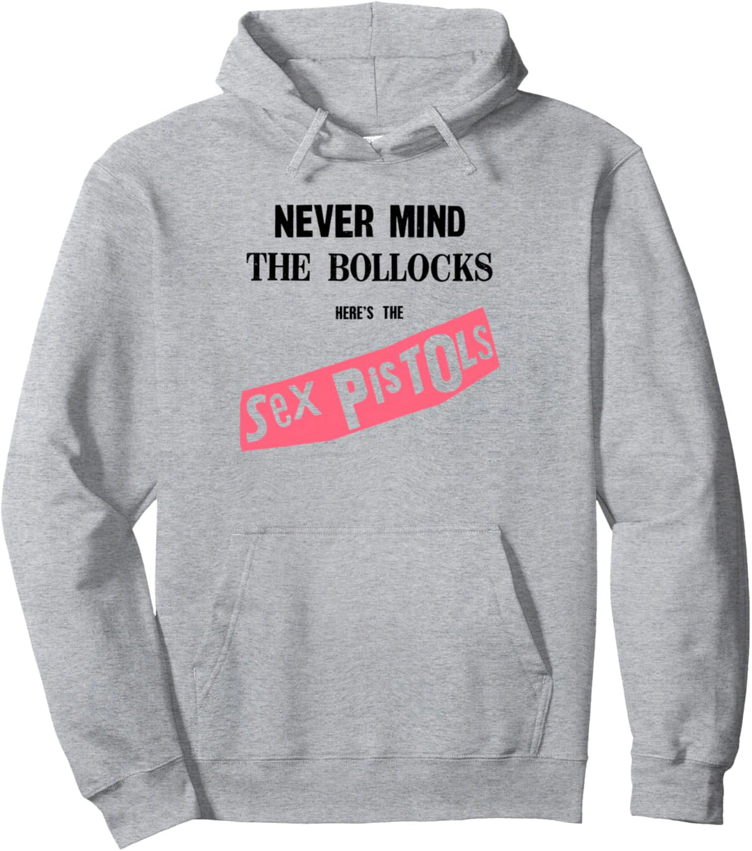 Sex Pistols Never Mind The Bollocks Pink Pullover Hoodie