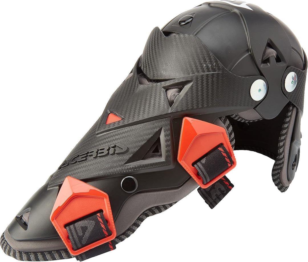 Acerbis Impact EVO Knie- / Schienbeinschoner, Schwarz/Rot
