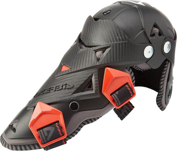 Acerbis Impact EVO Knie- / Schienbeinschoner, Schwarz/Rot