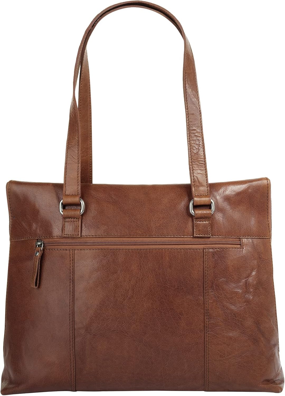 Spikes &amp; Sparrow Shopper Echt Leder Damen - 021284 Brandy, Brandy