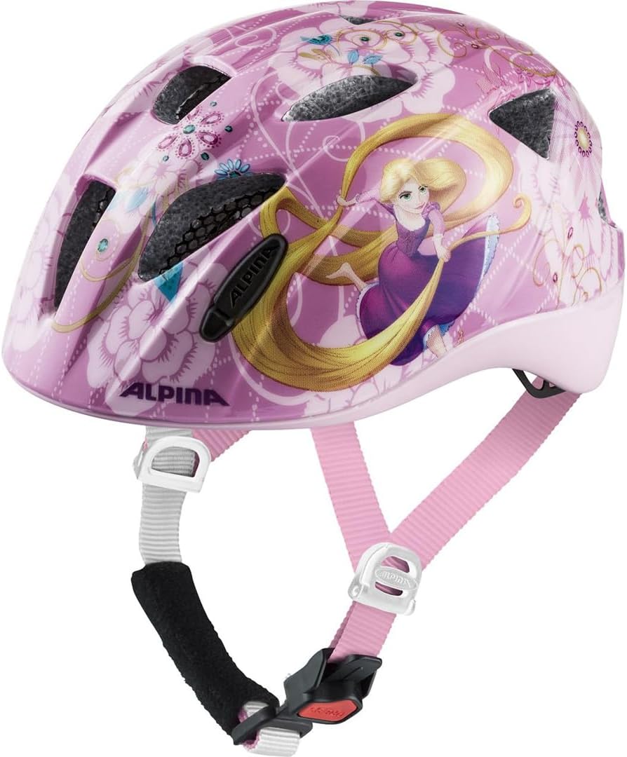 ALPINA XIMO - Leichter, Sicherer &amp; Bruchfester Fahrradhelm Mit Optionalen LED-Licht Für Kinder Rapun
