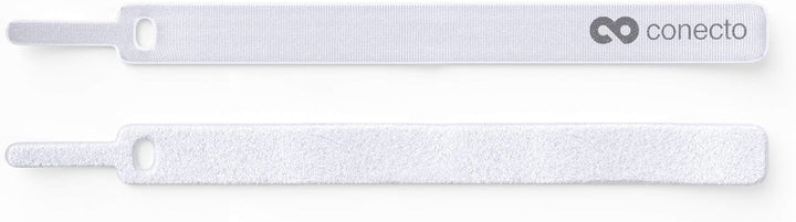 conecto Klett Kabelbinder 15cm Klettband mit Loop - Kabelmanagement Kabelorganizer Klettkabelbinder